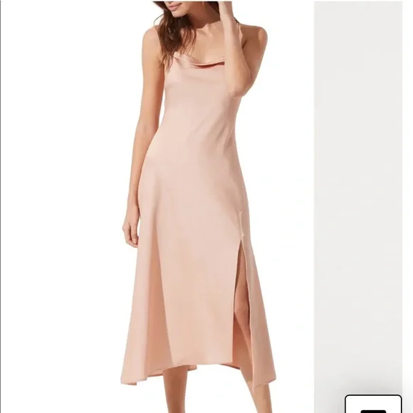 astr cowl slip midi dress ASTR The Label + Cowl Slip Midi Dress